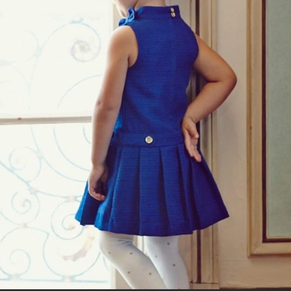 Janie and Jack Blue Tweed dress